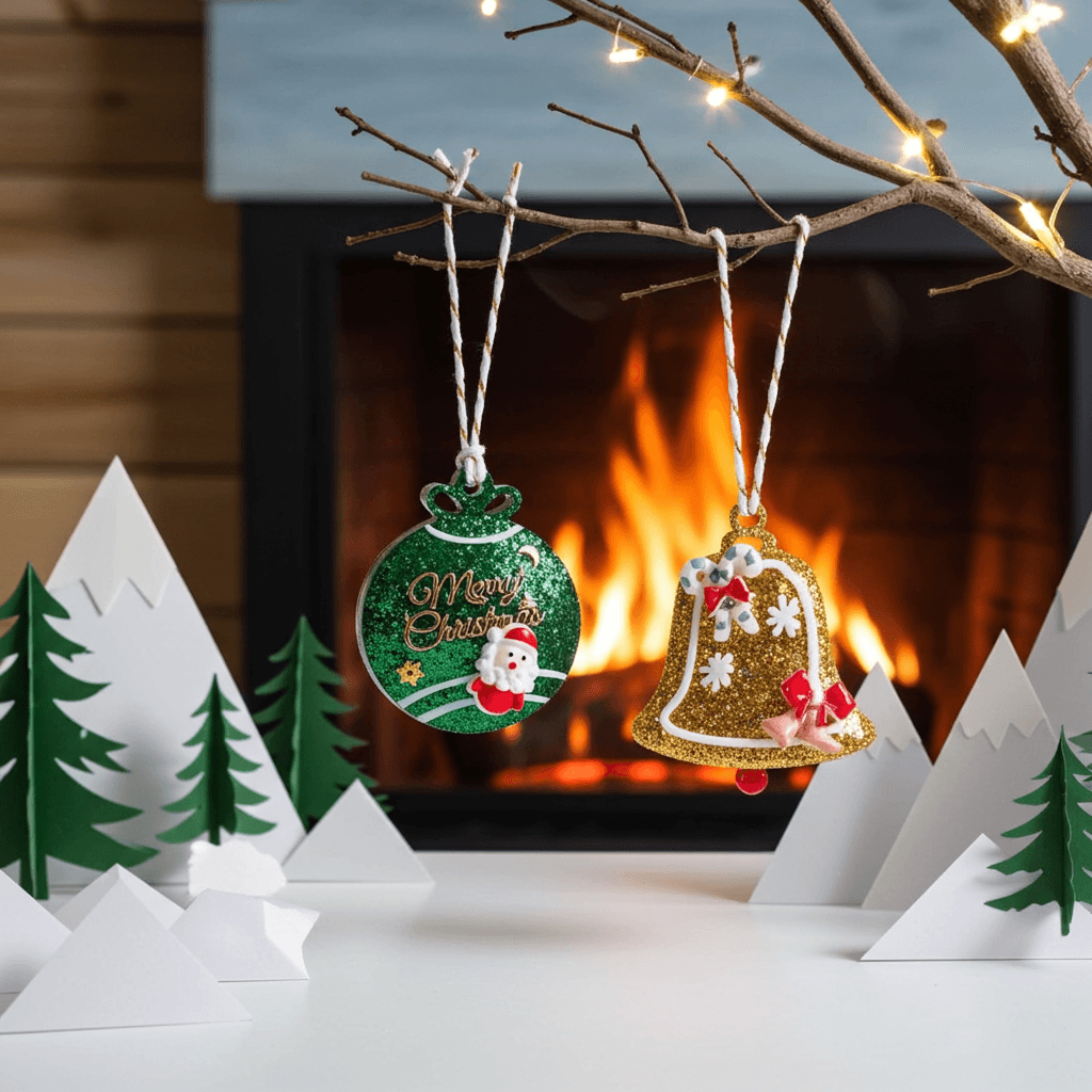 Adornos Navideños Personalizados en Resina Epoxi – Brillantes y Únicos Imagen de Adornos Navideños Personalizados en Resina Epoxi – Brillantes y Únicos